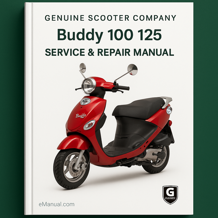 Genuine Scooter Company Buddy 100 125 Service Repair Manual
