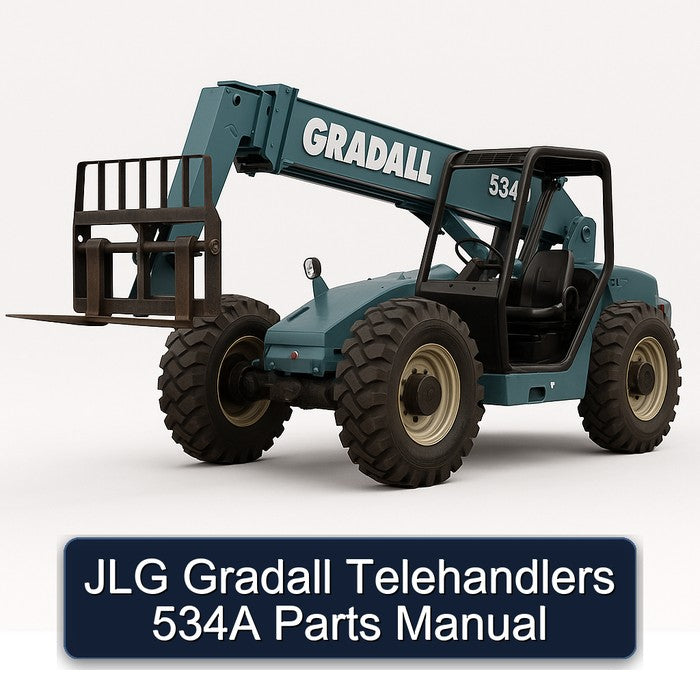 JLG Gradall Telehandlers 534A Parts Catalog PDF