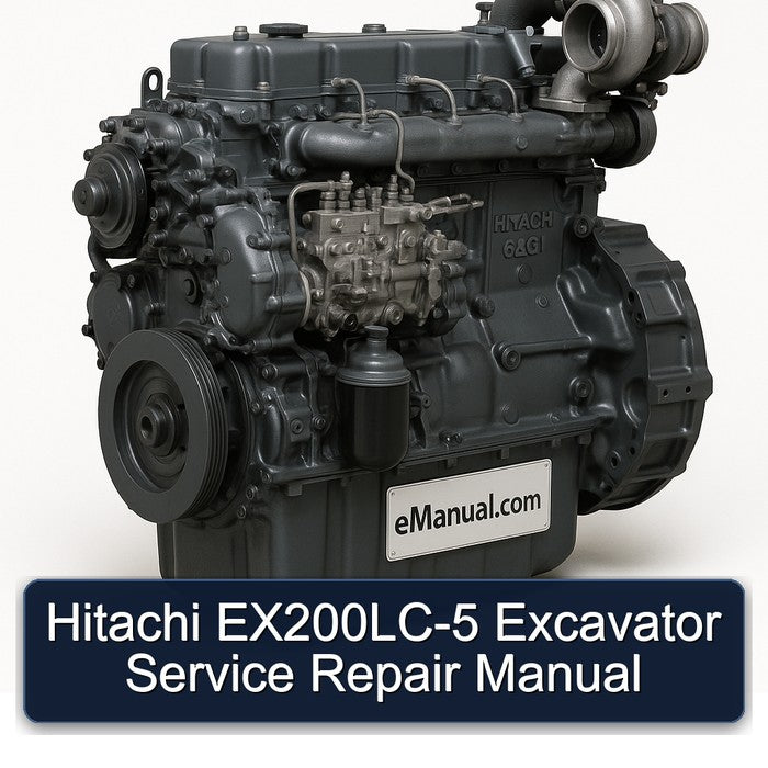 Hitachi EX200LC-5 Excavator Service Repair Manual