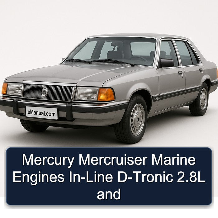 Mercury Mercruiser Marine Engines In-Line D-Tronic 2.8L and