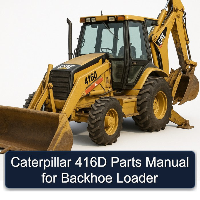 Caterpillar 416D Parts Backhoe Loader Catalog PDF