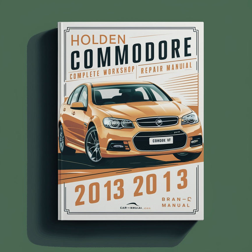 Manual completo de servicio y reparación del taller Holden Commodore VF 2013