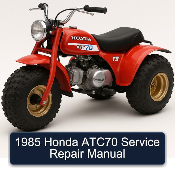 1985 Honda ATC70 Service Repair Workshop Manual PDF