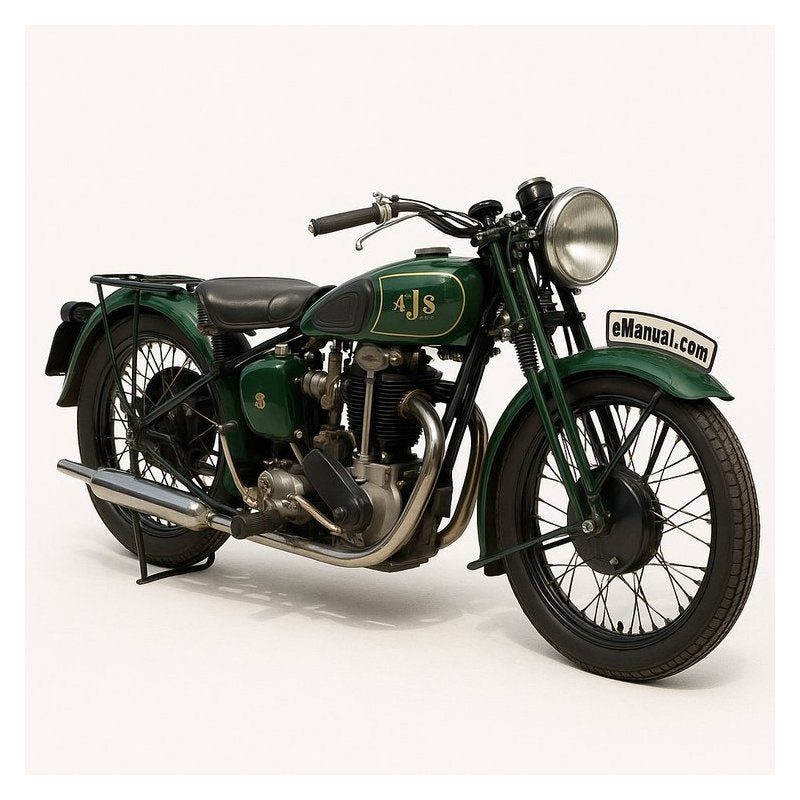 Ajs 8 1933 Instruction Service Repair Workshop Manual PDF