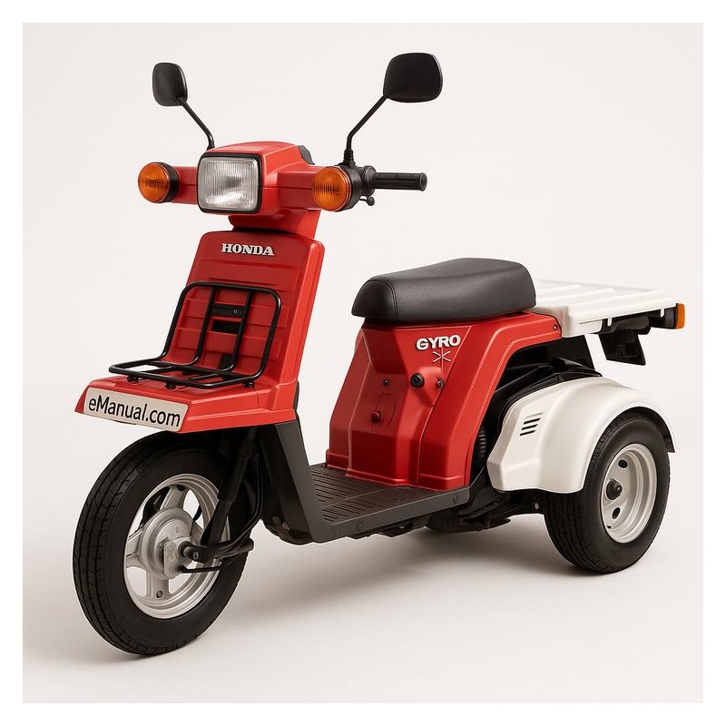 1984 Honda Gyro Models NN50MD Service Repair Workshop Manual PDF