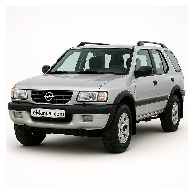 1998-2000 Opel Frontera Service Repair Workshop Manual