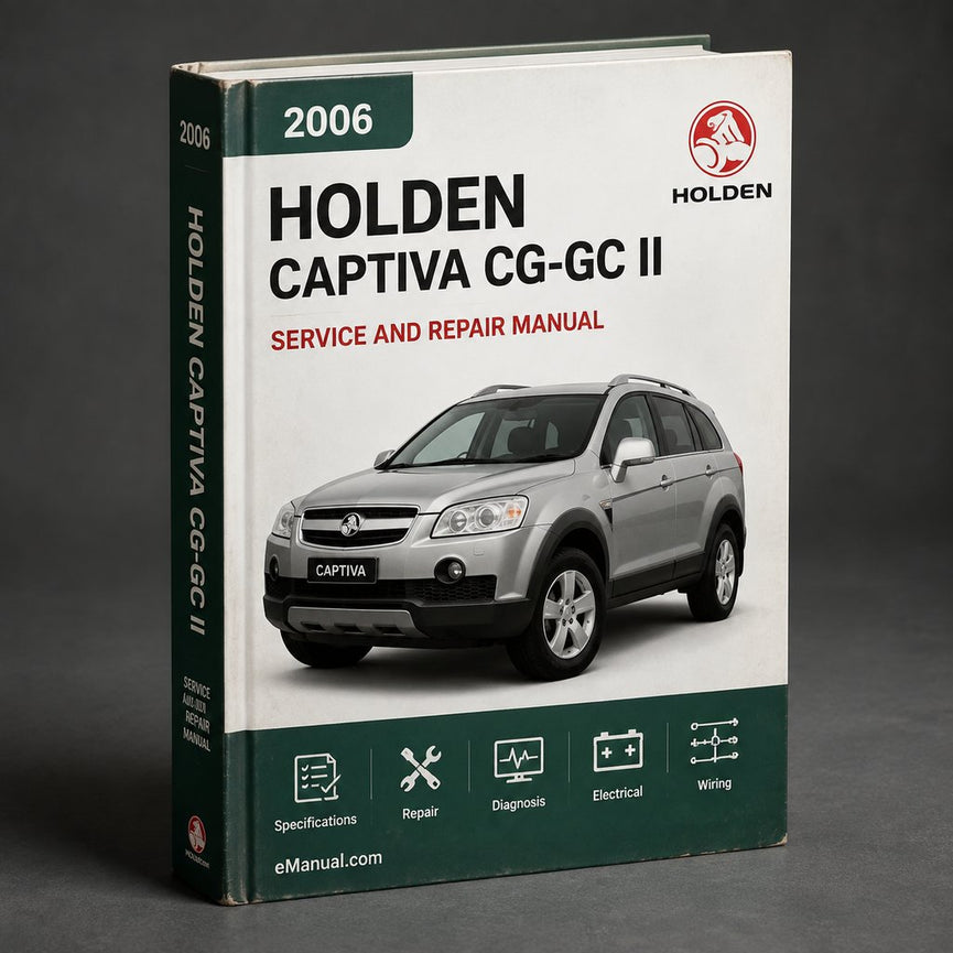 Manual de servicio y reparación de Holden CAPTIVA CG-GC II 2006-2017
