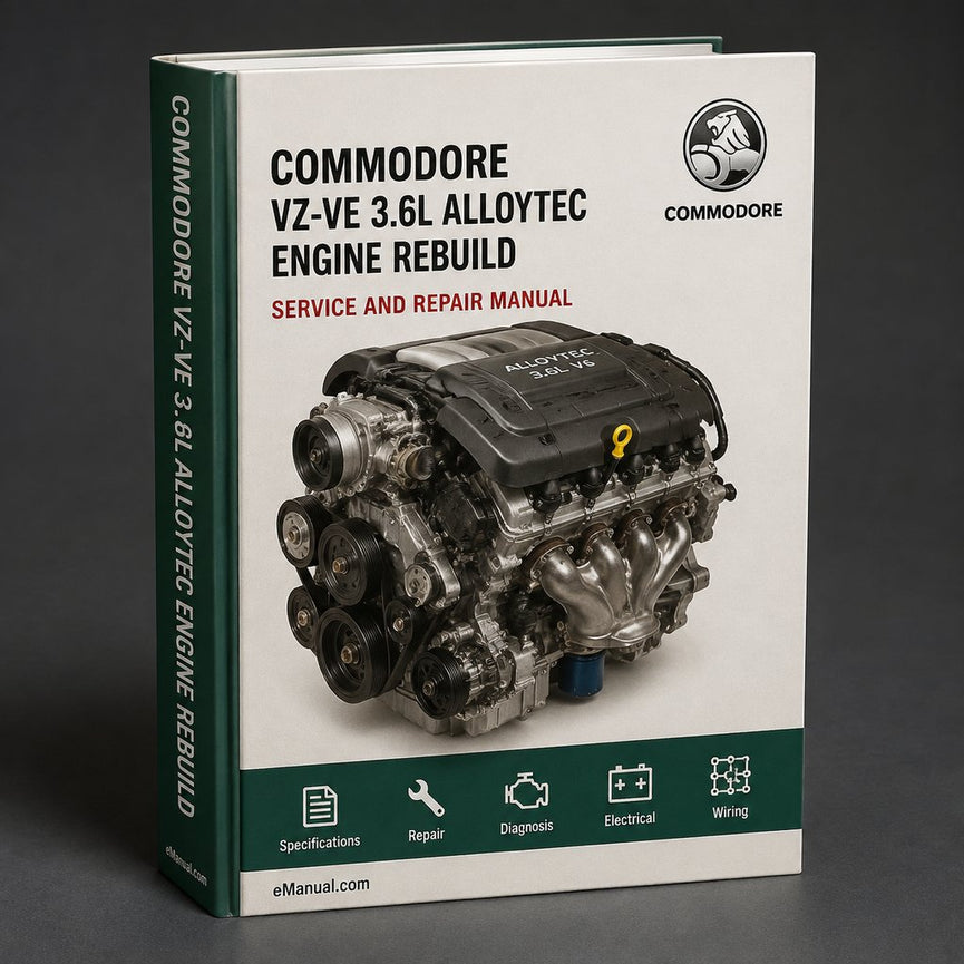 Commodore VZ-VE 3.6L Alloytec Engine Rebuild Workshop Manual