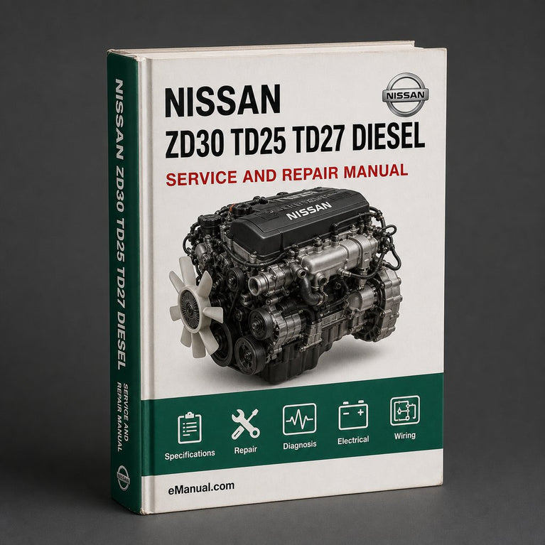 NISSAN ZD30 TD25 TD27 Diesel Repair Workshop Manual