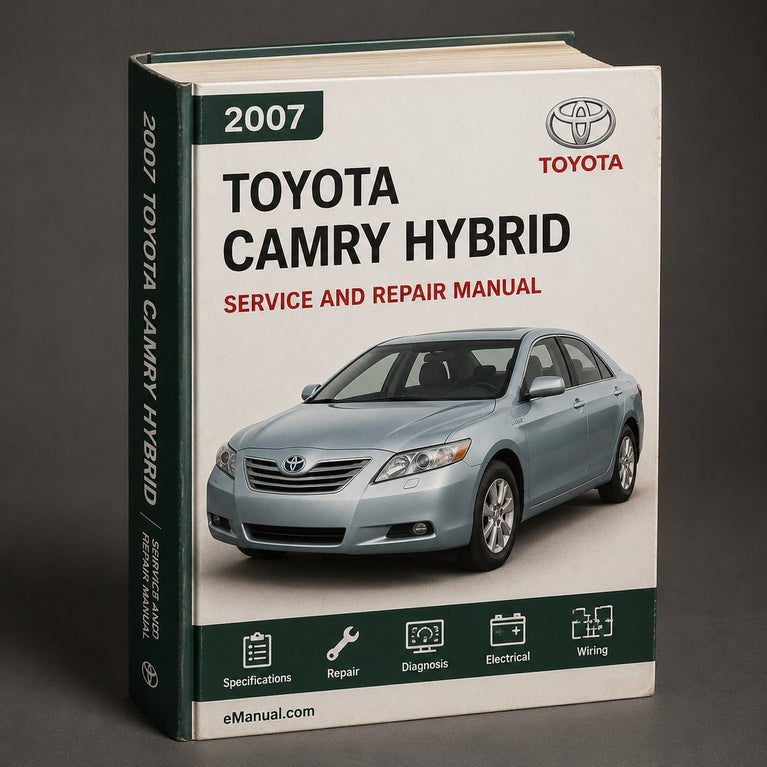 Toyota Camry Hybrid Service Repair Manual 2007-2009