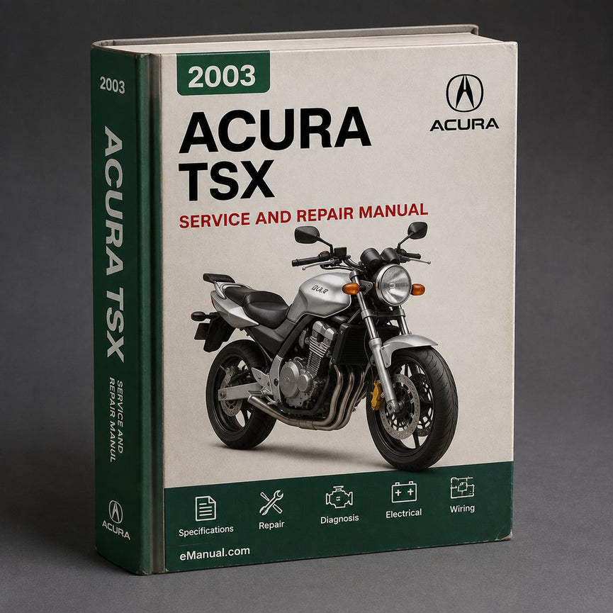 Acura TSX Service Repair Manual 2003-2008