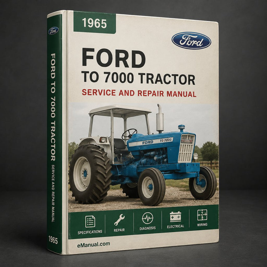 1965-1975 Ford 2000 to 7000 Tractor Service Repair Factory Manual