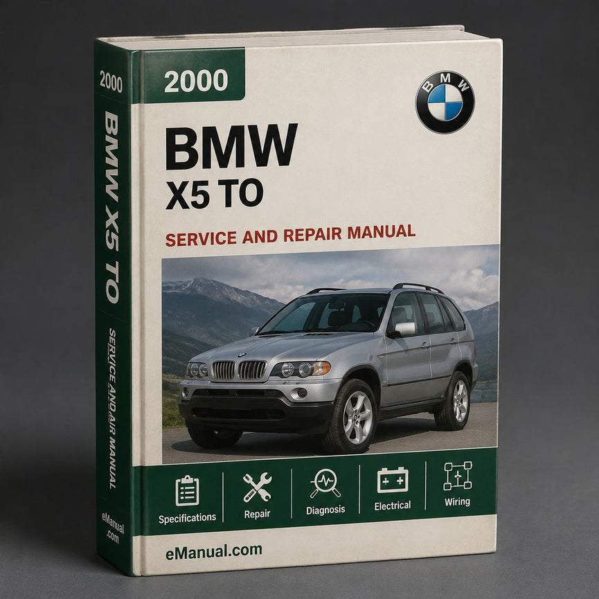 BMW X5 2000 to 2004 Workshop Service Repair Manual
