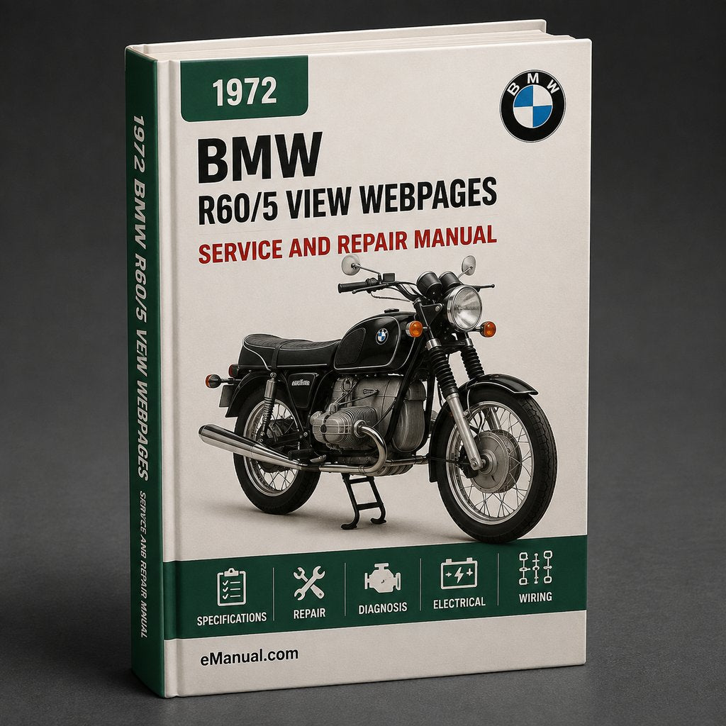 1972 1973 BMW R60/5 Ersatzteilliste Katalog Handbuch Webseiten anzeigen ( )