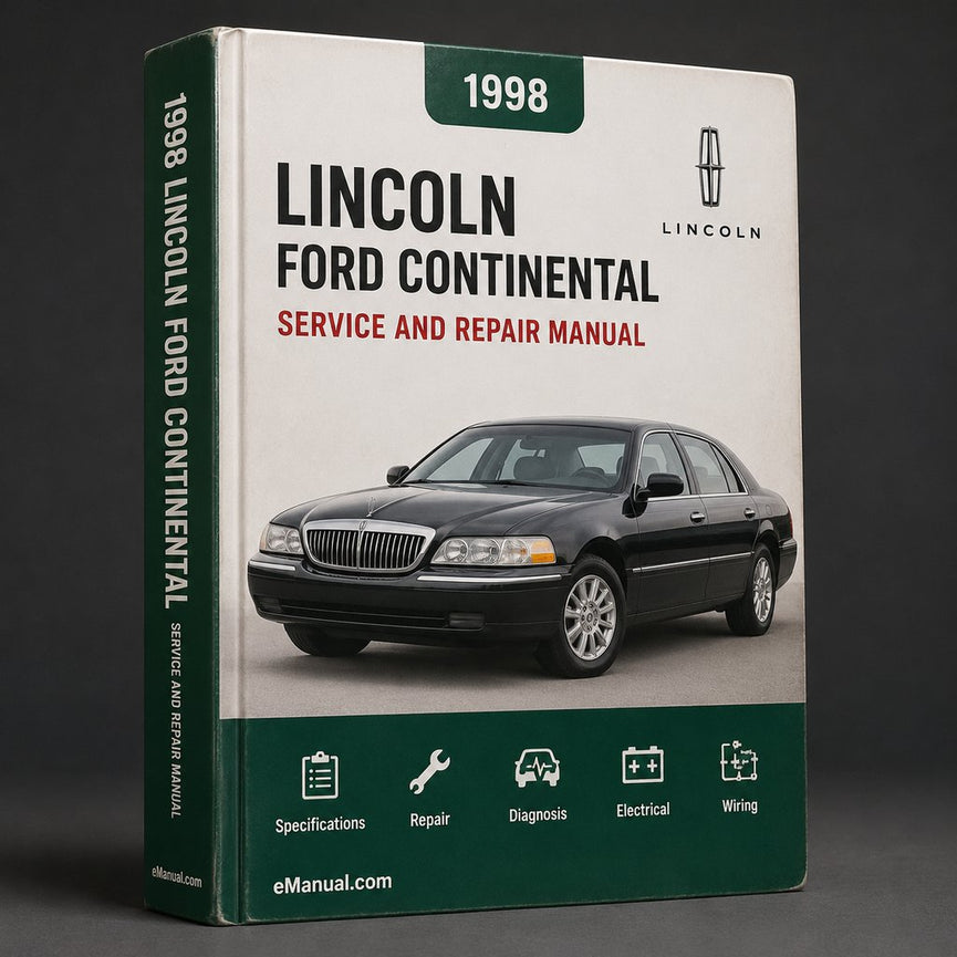 Ford Lincoln Continental 1998 Workshop Service Repair Manual
