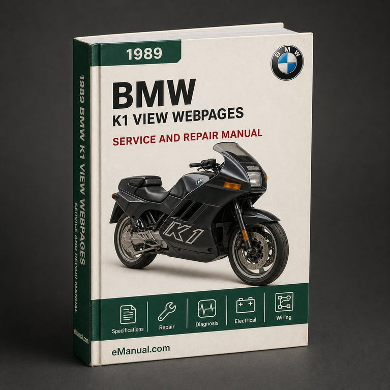 1989 1990 BMW K1 Teileliste Katalog Handbuch Webseiten anzeigen ( )