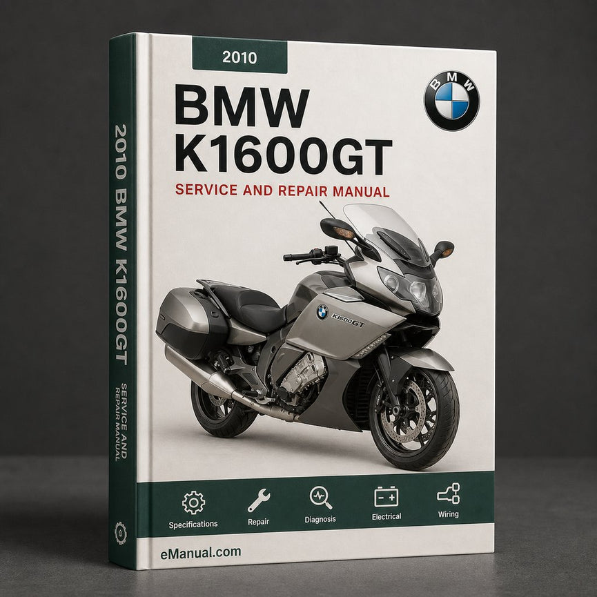 Manual de reparación y servicio BMW K1600GT 2010 2011 2012 2013.