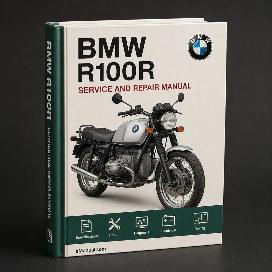 Manual de reparación y servicio de fábrica de la BMW R100R