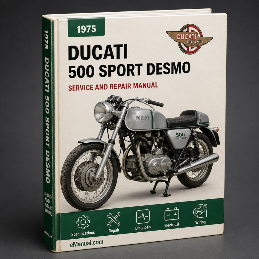 Ducati 500 Sport Desmo 1975-1982 Workshop Service Repair Manual