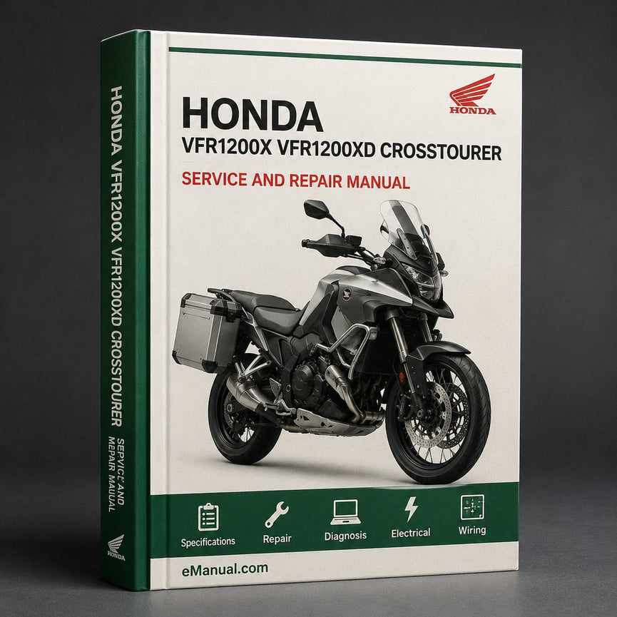 HONDA VFR1200X VFR1200XD CROSSTOURER Manuale di Officina, Servizio e Riparazione