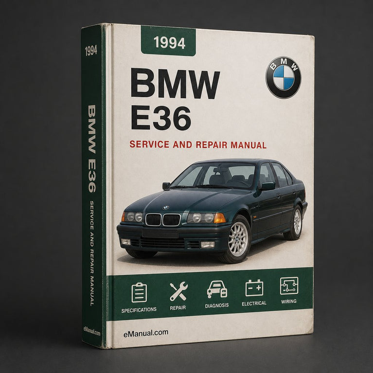 BMW E36 1994 Werks-Service-Reparaturhandbuch