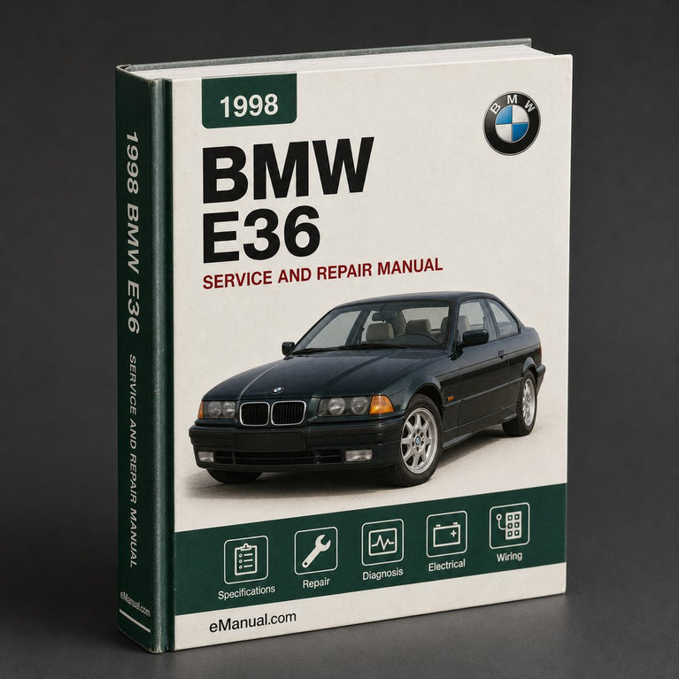 BMW E36 1998 Werks-Service-Reparaturhandbuch