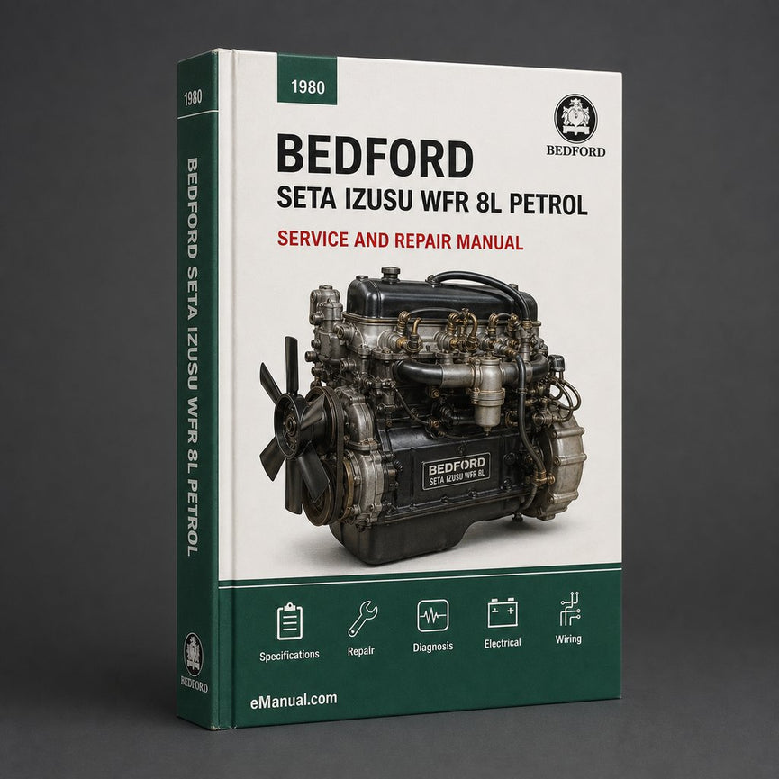 Manual de taller y reparación de motores Bedford SETA IZUSU WFR 1, 8 l, gasolina y 2 l diésel, 1980-1995