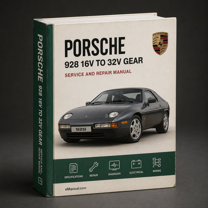 PORSCHE 928 16V to 32V GEAR CONVERSION Instructions