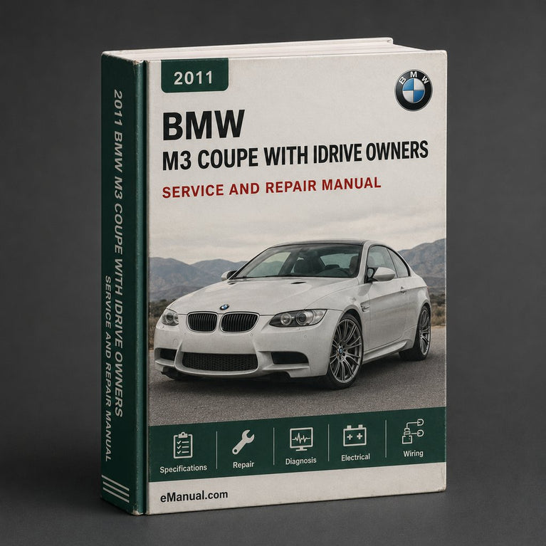 2011 BMW M3 Coupé (mit idrive) Bedienungsanleitung