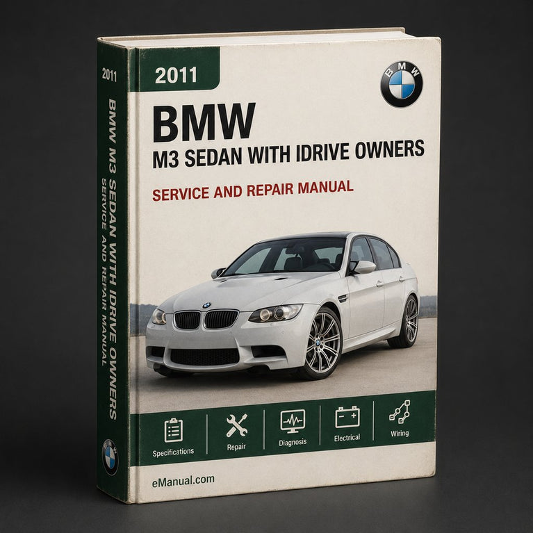 2011 BMW M3 Limousine (mit idrive) Bedienungsanleitung