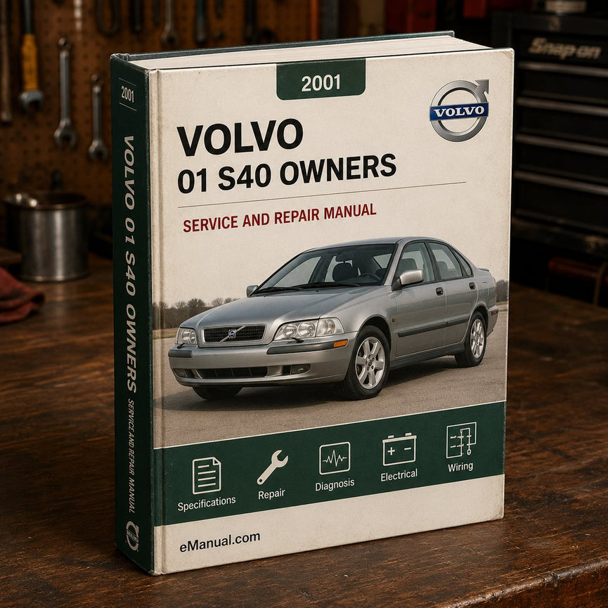 01 Volvo S40 2001 Owners Manual