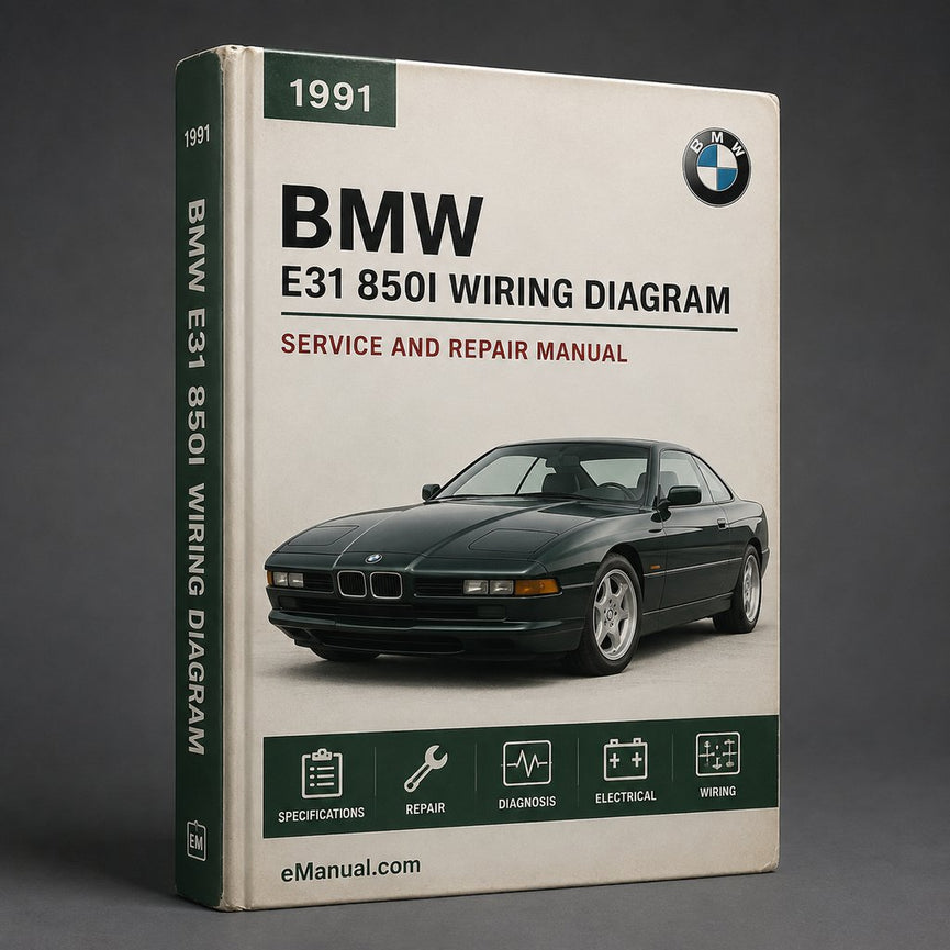 Bmw E31 850i Wiring Diagram 1991-1995