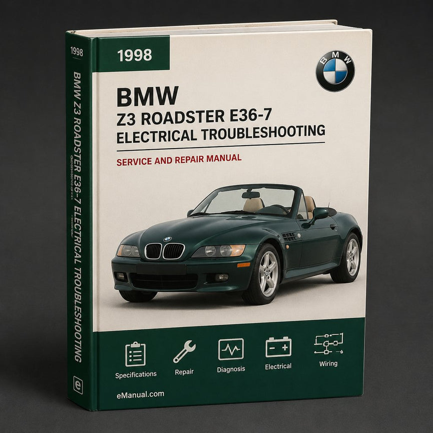 BMW Z3 RoadSTER (E36-7) 1998 Elektrik FEHLERSUCHE MANU