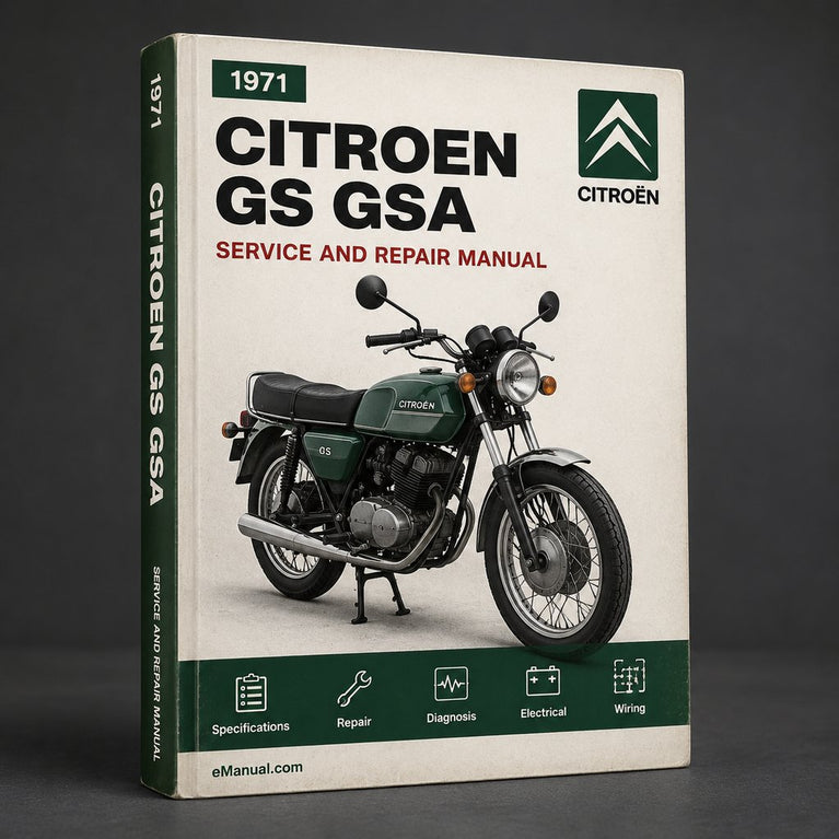 Citroen GS GSA 1971-1985 Service Repair Manual