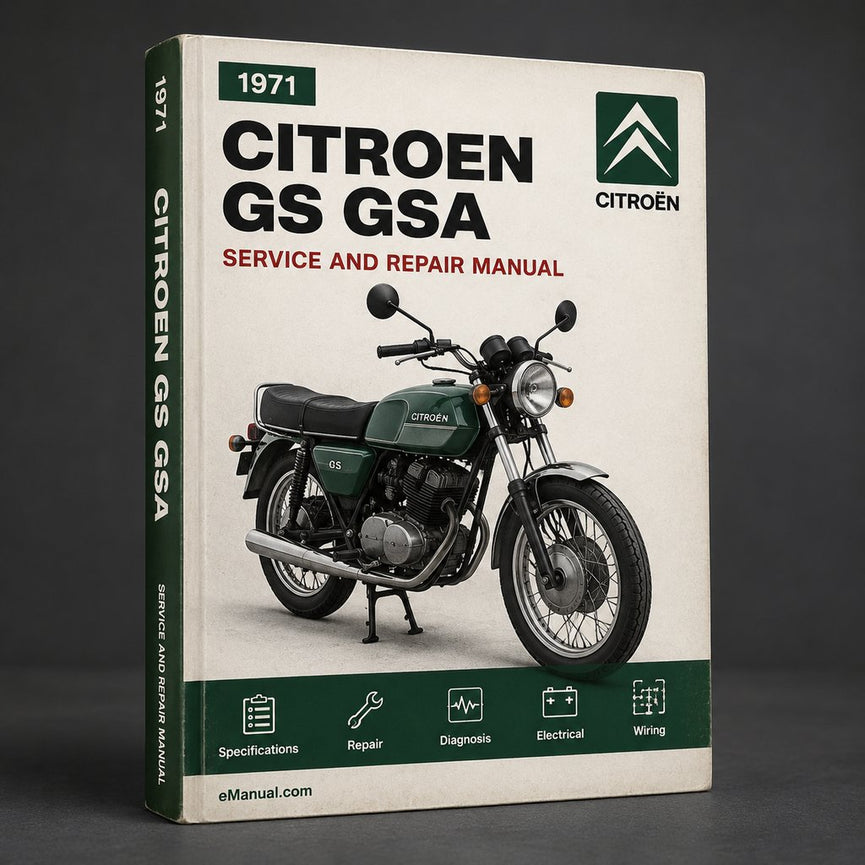 Citroen GS GSA 1971-1985 Service Repair Manual