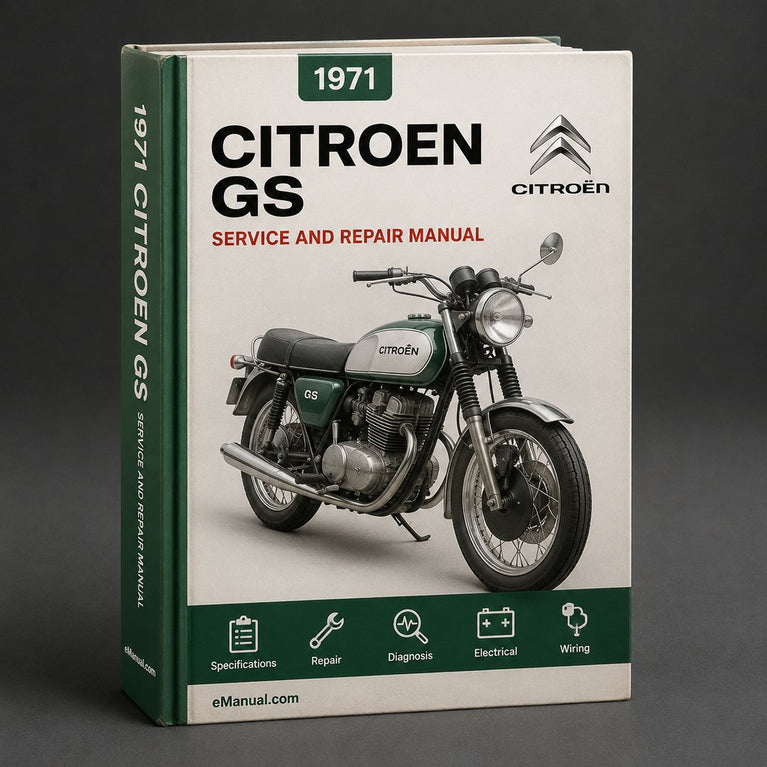 Citroen GS 1971-1985 Workshop Service Manual Repair