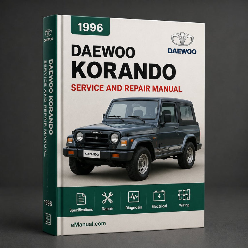Daewoo Korando 1996-2006 Werkstatt-Service-Reparaturhandbuch