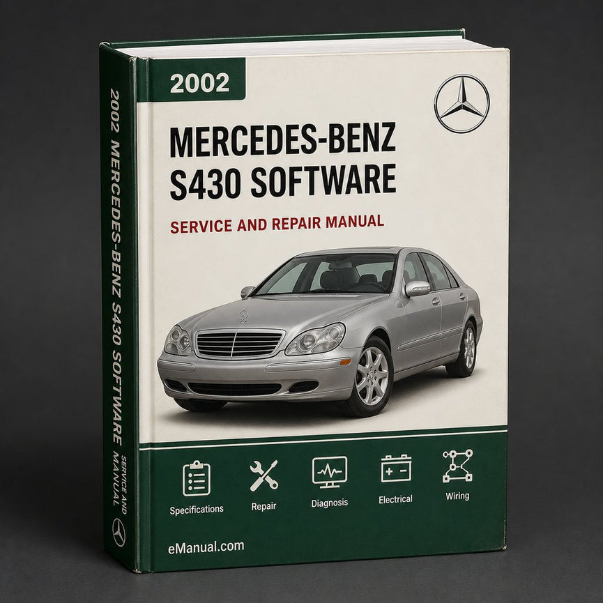 2002 Mercedes-Benz S430 Service & Repair Manual Software