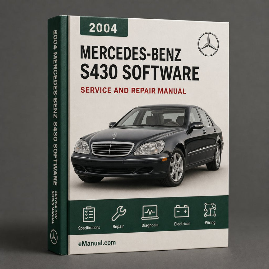 2004 Mercedes-Benz S430 Service & Repair Manual Software