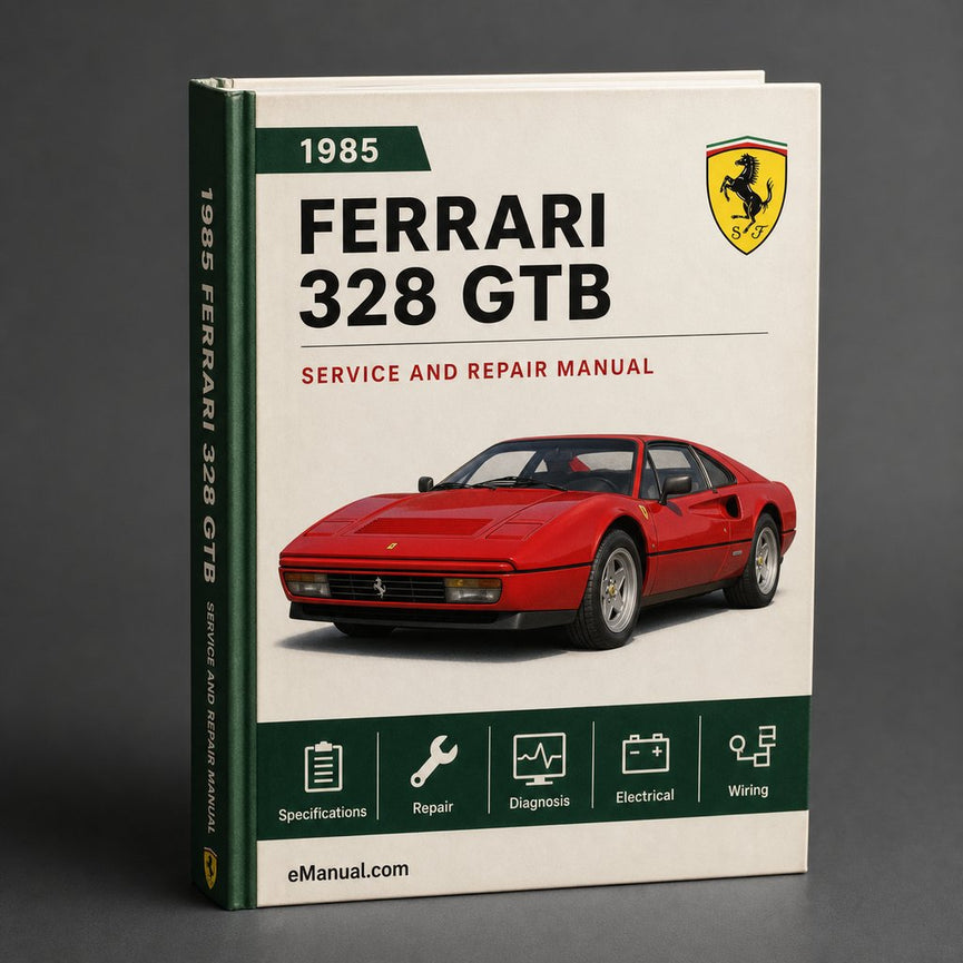 Ferrari 328 GTB 1985-1989 Service Repair Manual