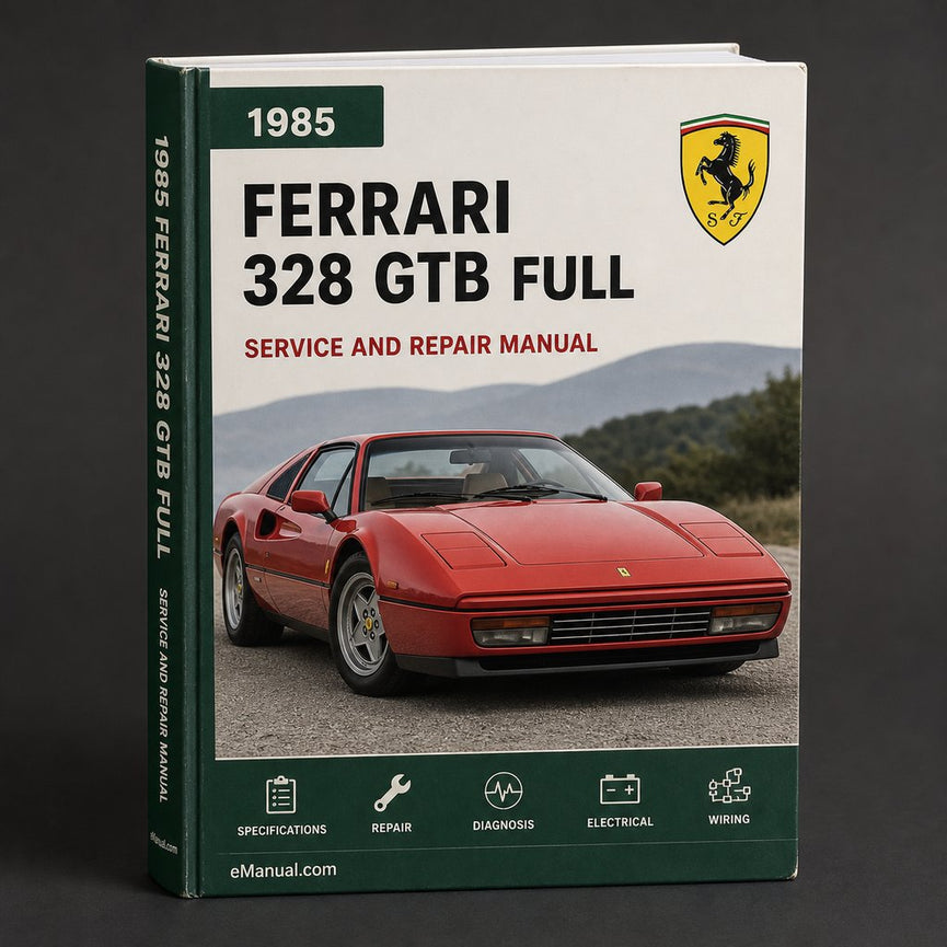 FERRARI 328 GTB 1985-1989 Full Service Repair Manual