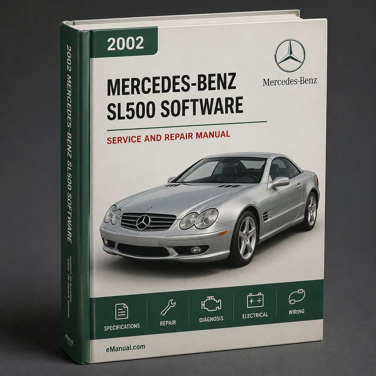 2002 Mercedes-Benz SL500 Service & Repair Manual Software