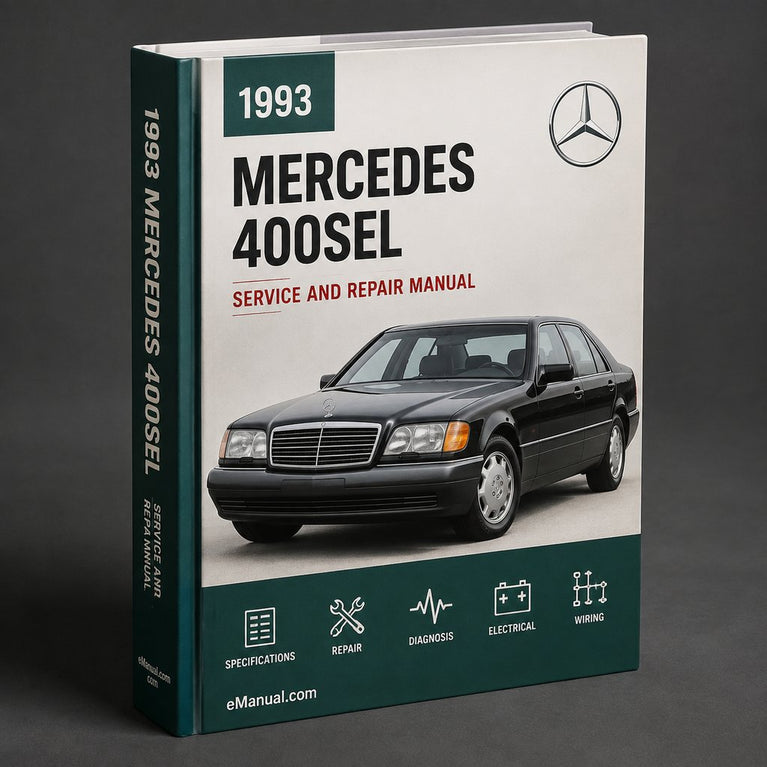 Mercedes 400SEL 1993 Service-Reparatur-Werkstatthandbuch