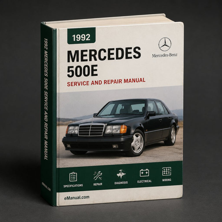 Mercedes 500E 1992 1993 Service-Reparatur-Werkstatthandbuch