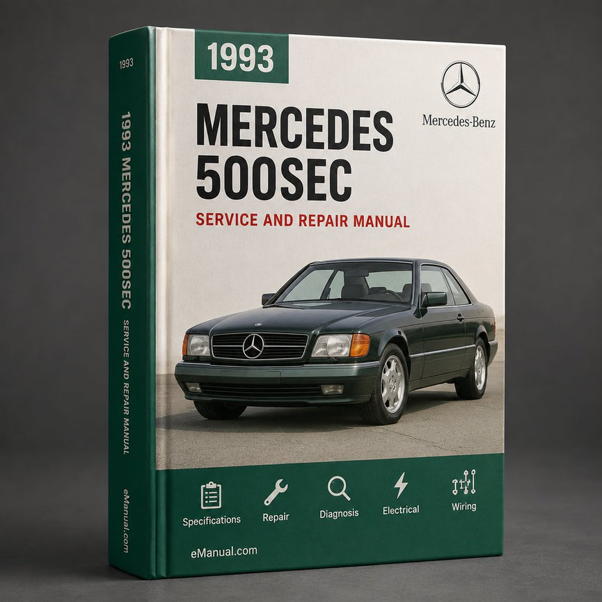 Mercedes 500SEC 1993 Service Repair Workshop Manual
