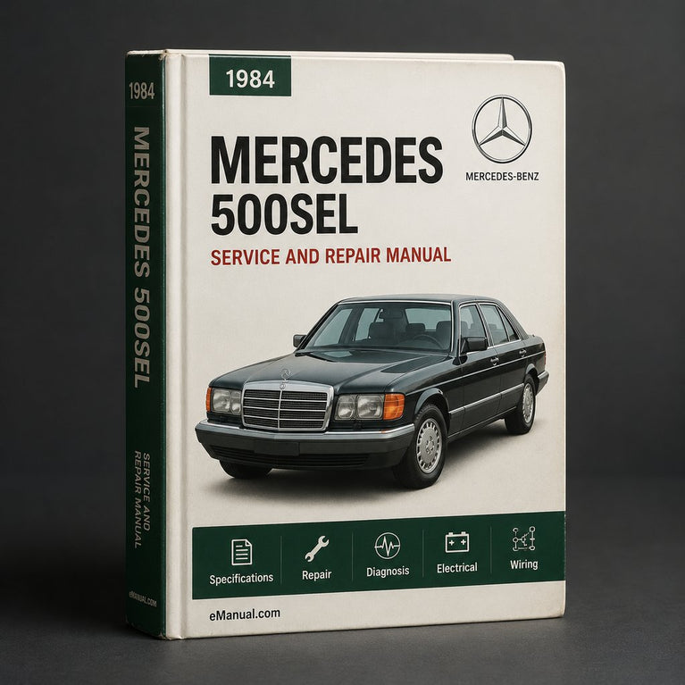 Mercedes 500SEL 1984-1993 Service-Reparatur-Werkstatthandbuch