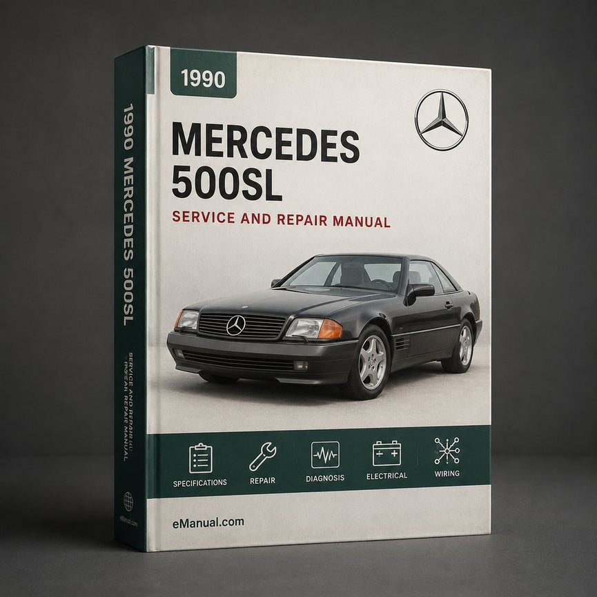 Mercedes 500SL 1990-1993 Service Repair Workshop Manual