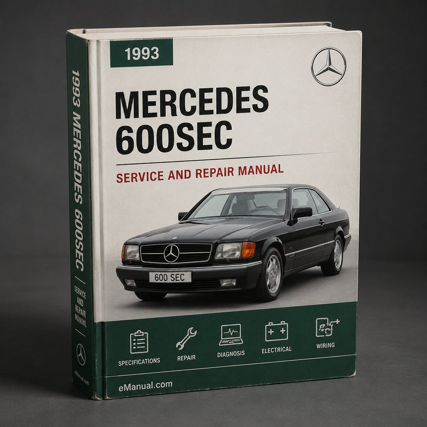 Mercedes 600SEC 1993 Service Repair Workshop Manual