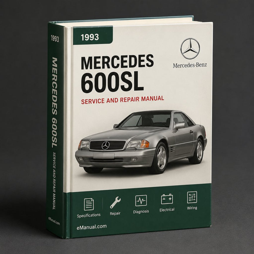 Mercedes 600SL 1993 Service Repair Workshop Manual