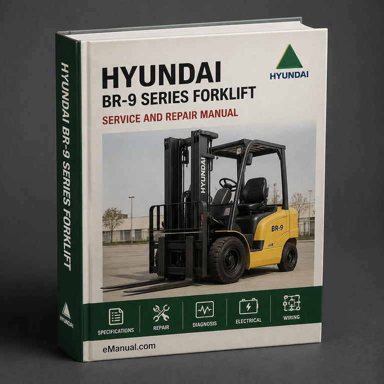 Manual de servicio y reparación de carretillas elevadoras Hyundai serie BR-9